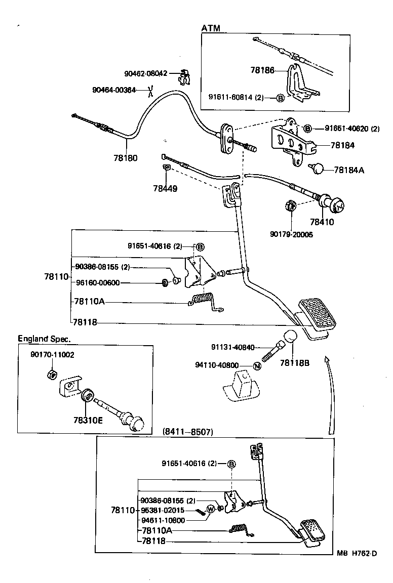  LAND CRUISER 60 |  ACCELERATOR LINK