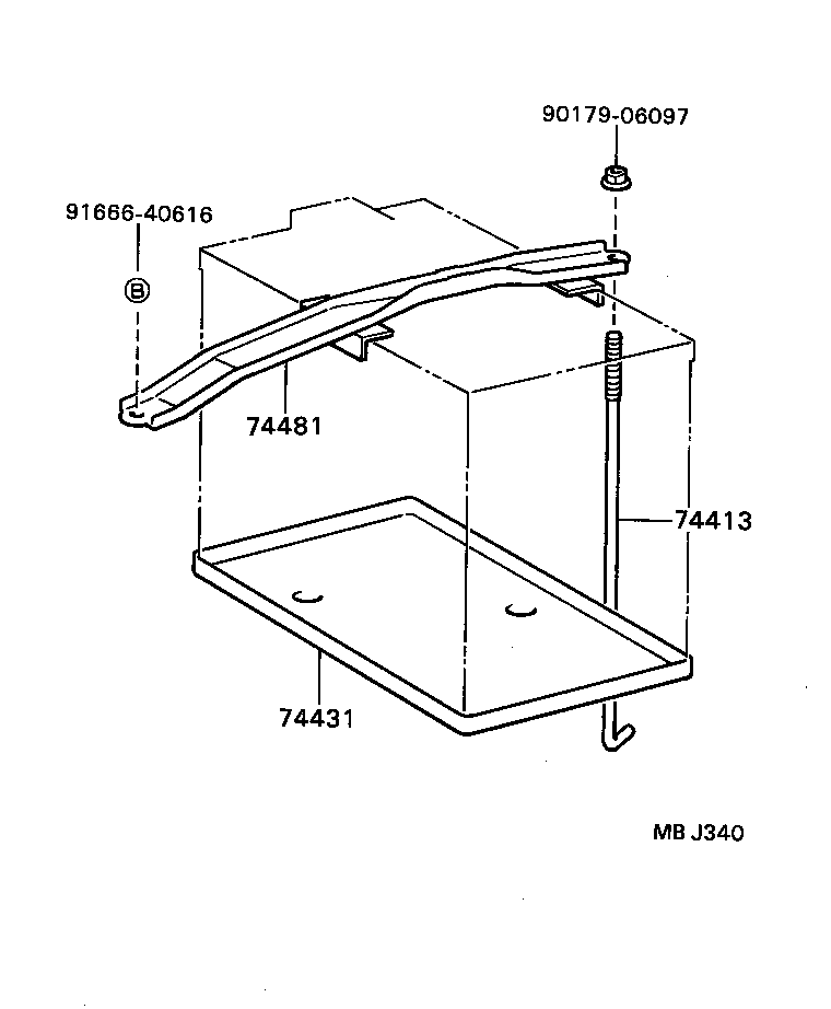  CELICA |  BATTERY CARRIER