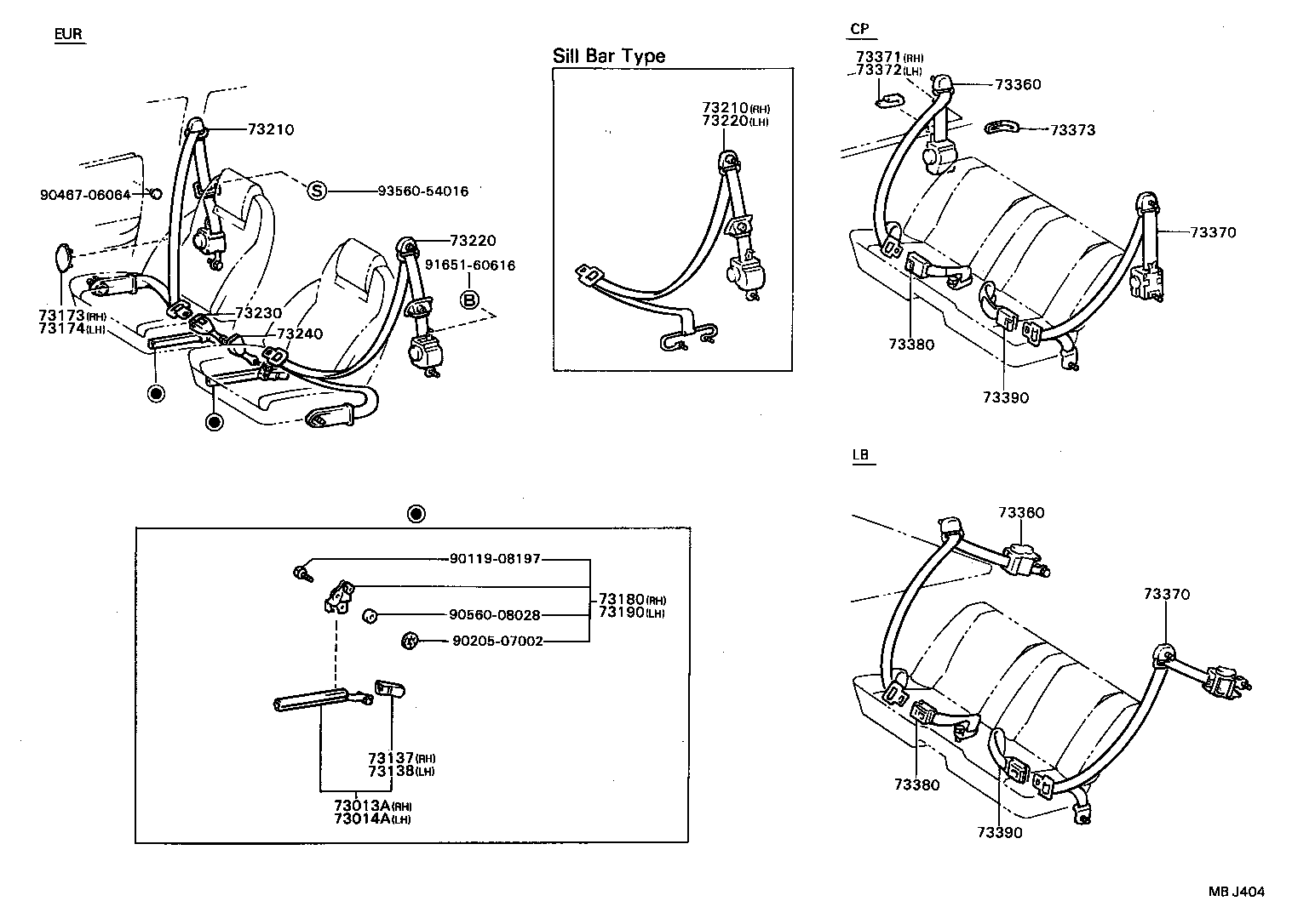  CELICA |  SEAT BELT CHILD RESTRAINT SEAT