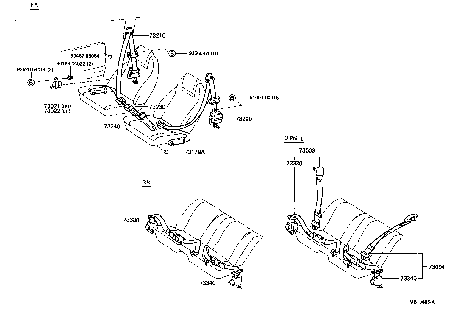  CELICA |  SEAT BELT CHILD RESTRAINT SEAT