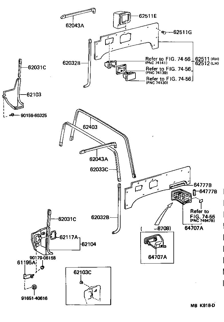  LAND CRUISER 70 |  INSIDE TRIM BOARD