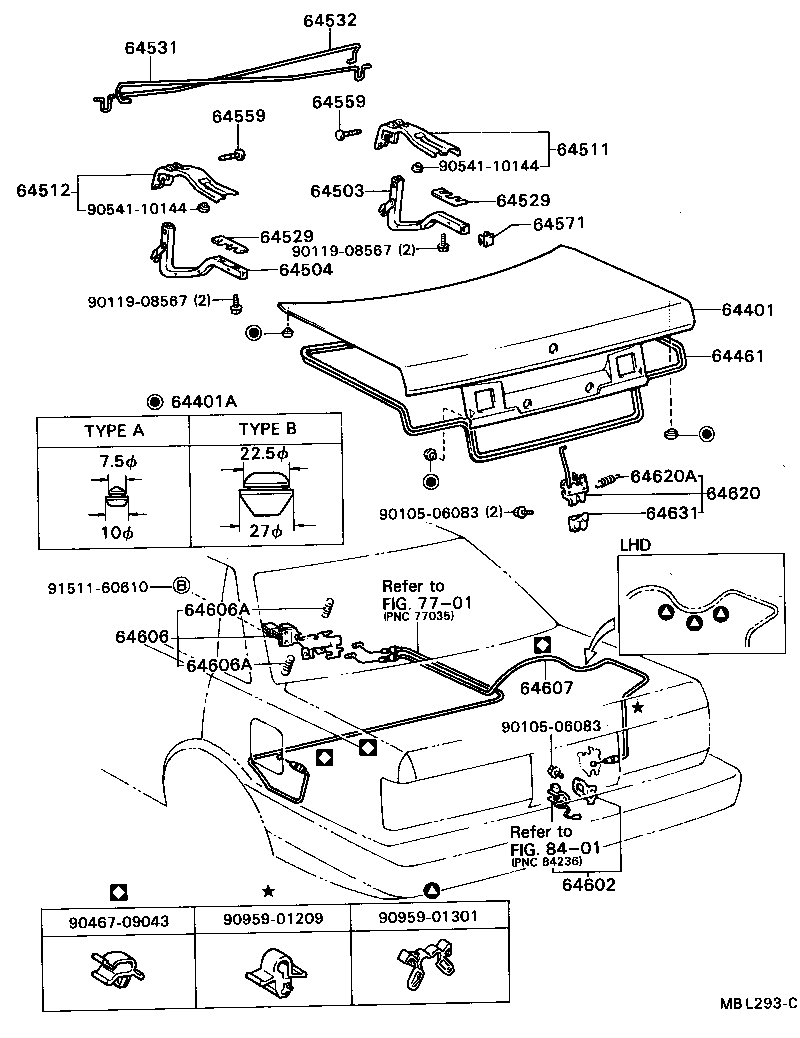  CAMRY |  LUGGAGE COMPARTMENT DOOR LOCK