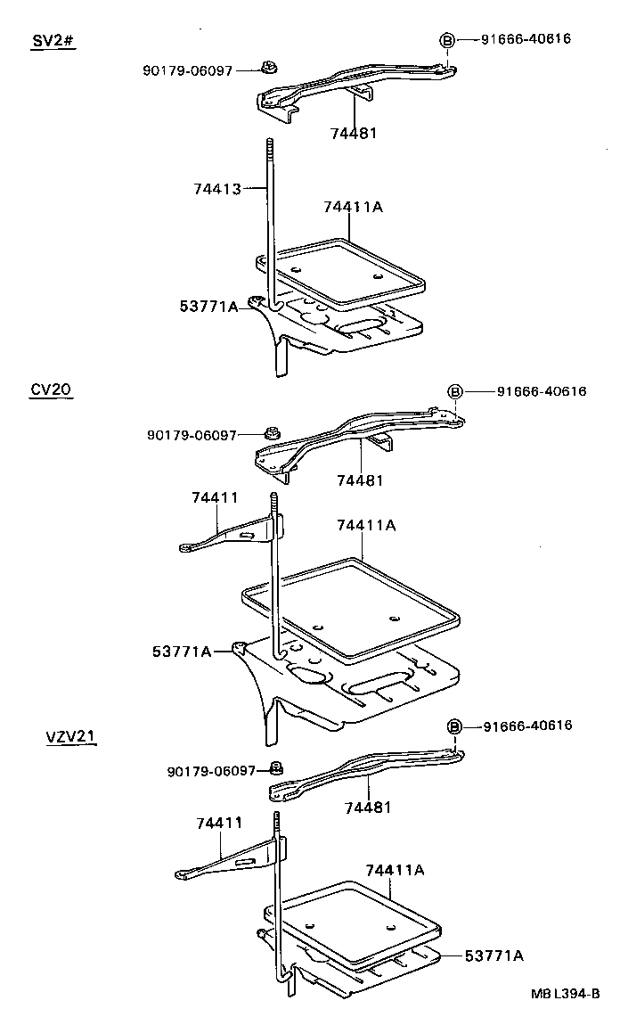  CAMRY |  BATTERY CARRIER