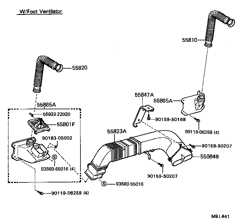  DYNA |  FRONT VENTILATOR