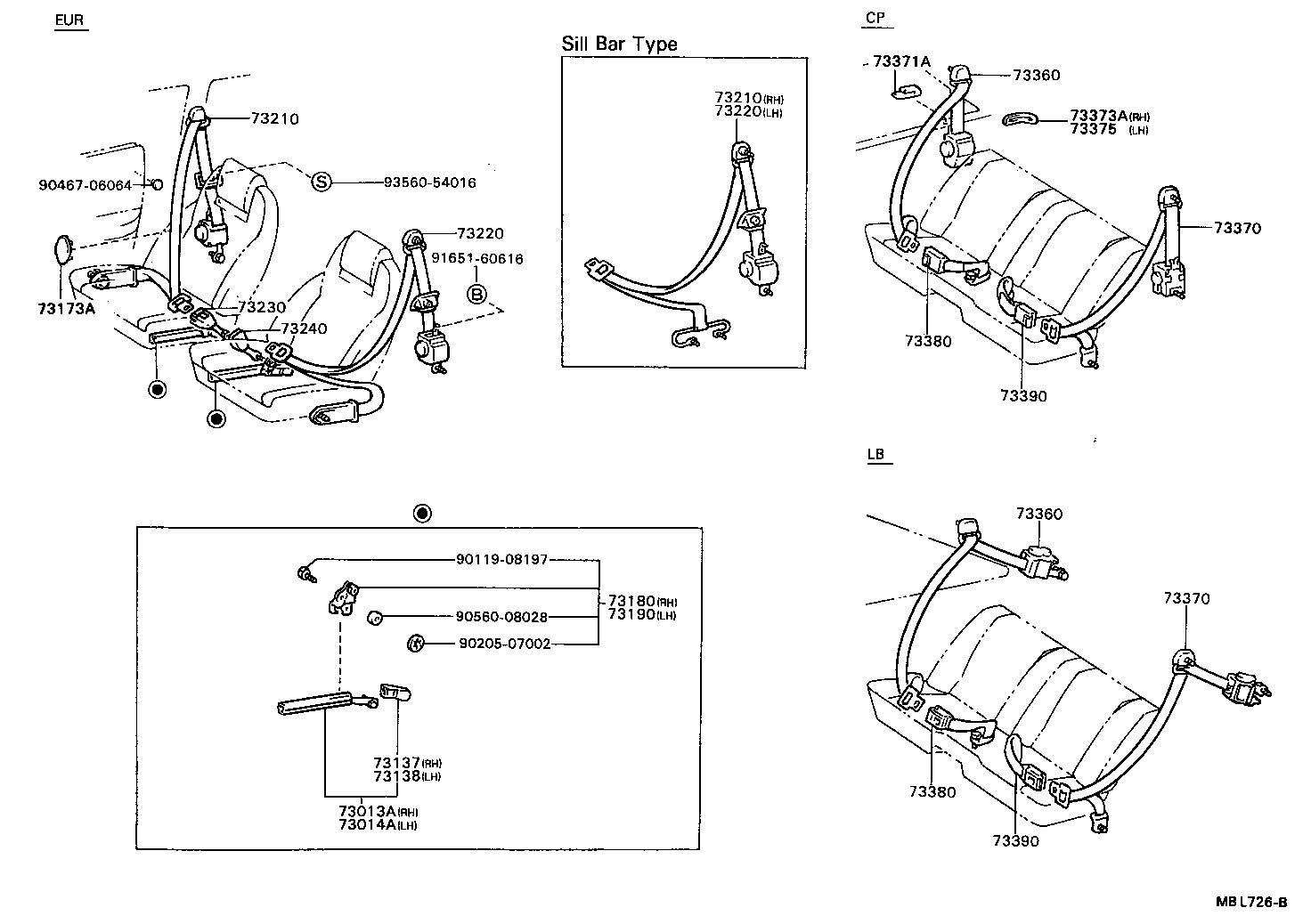  CELICA |  SEAT BELT CHILD RESTRAINT SEAT
