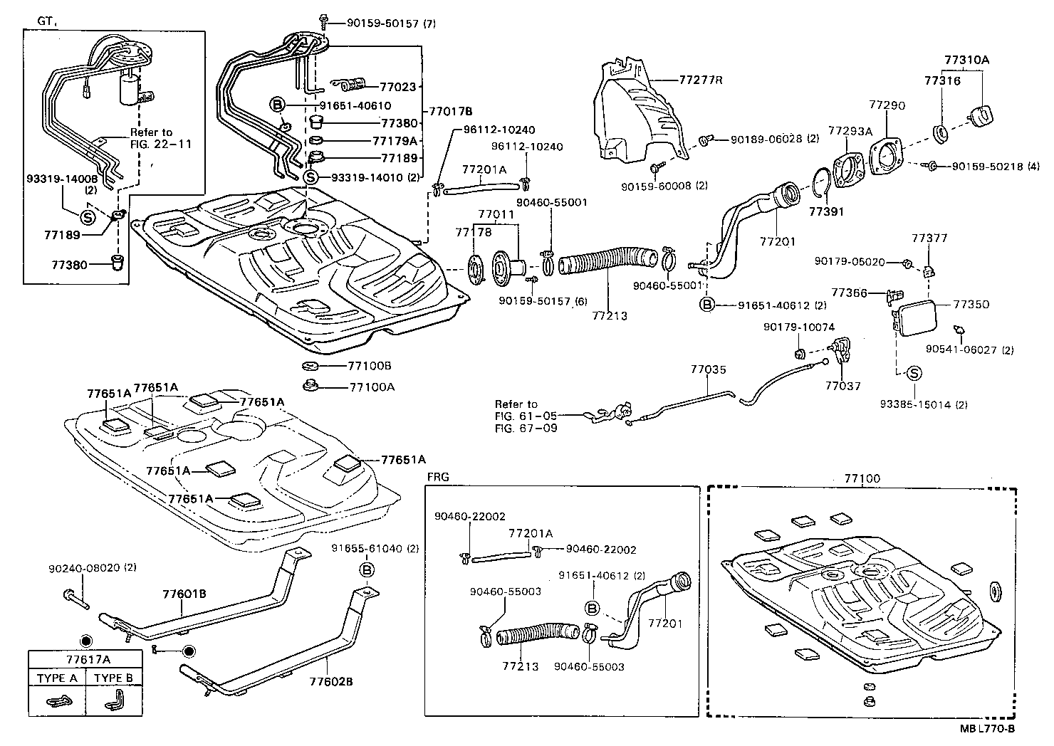  CELICA |  FUEL TANK TUBE