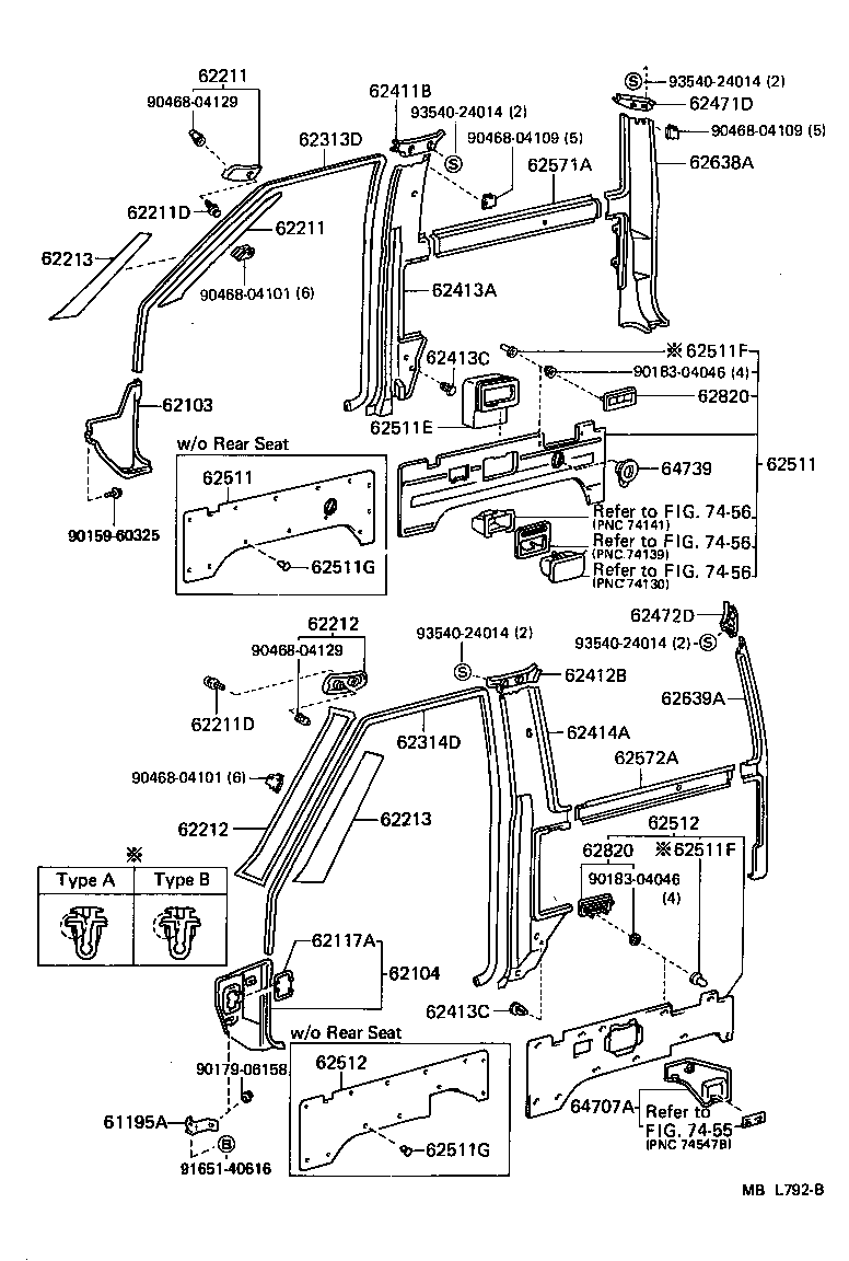  LAND CRUISER 70 |  INSIDE TRIM BOARD