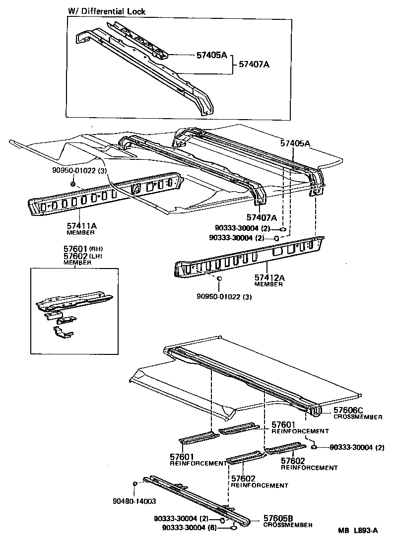  LAND CRUISER 60 62 |  FLOOR MEMBER