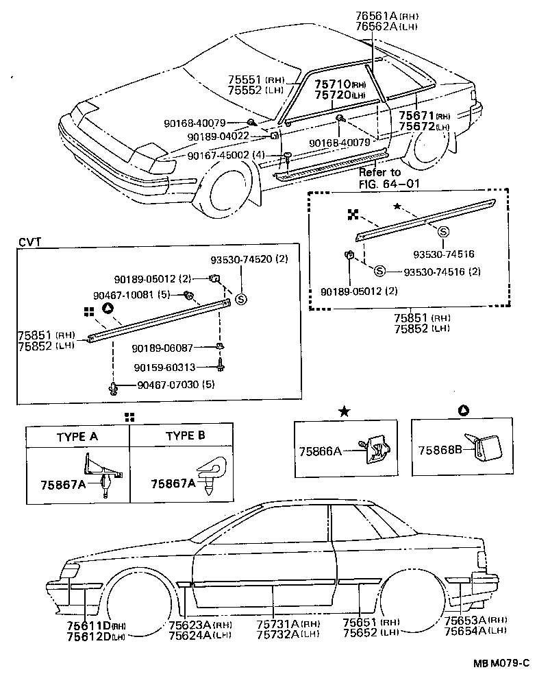  CELICA |  SIDE MOULDING
