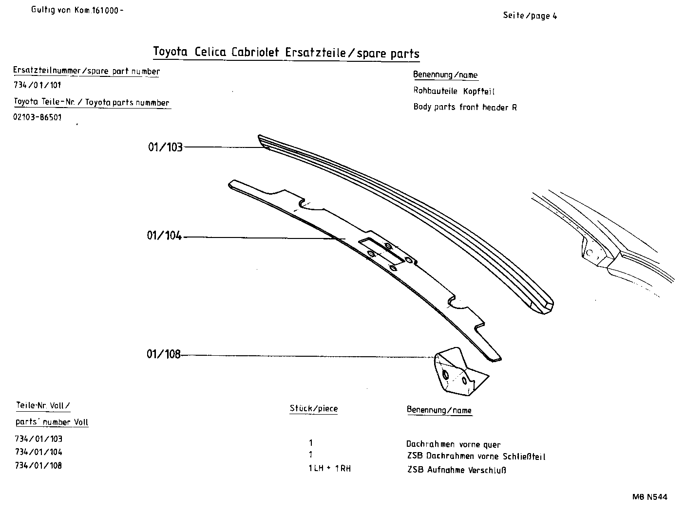  CELICA |  CELICA CONVERTIBLE PARTS