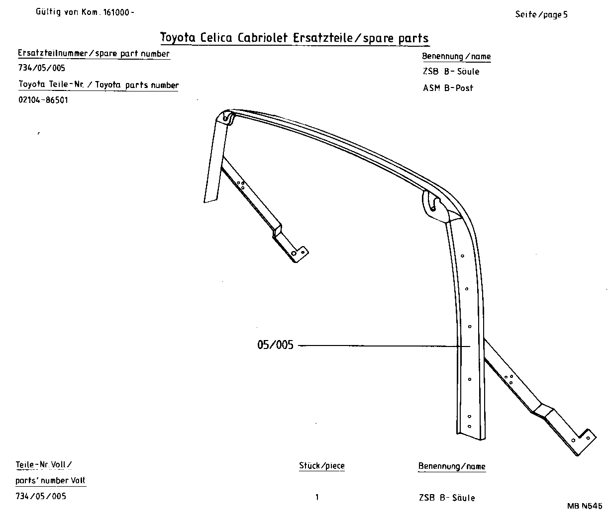  CELICA |  CELICA CONVERTIBLE PARTS