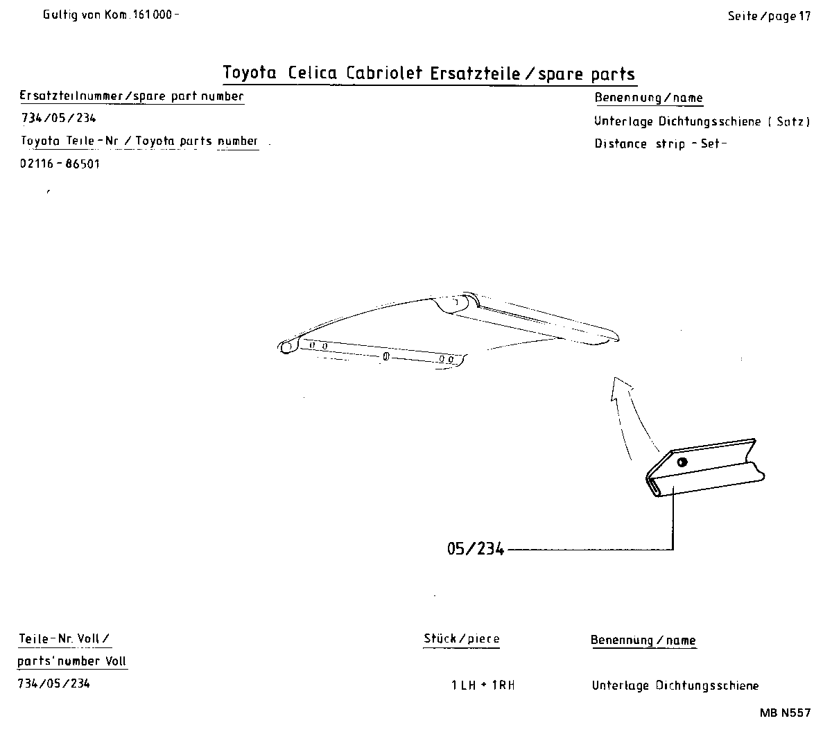  CELICA |  CELICA CONVERTIBLE PARTS