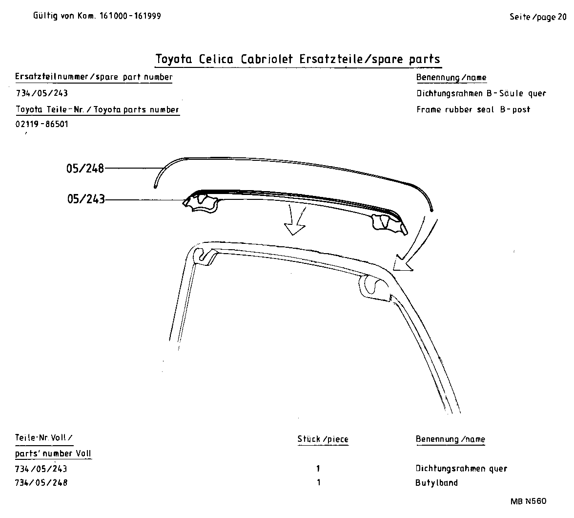 CELICA |  CELICA CONVERTIBLE PARTS