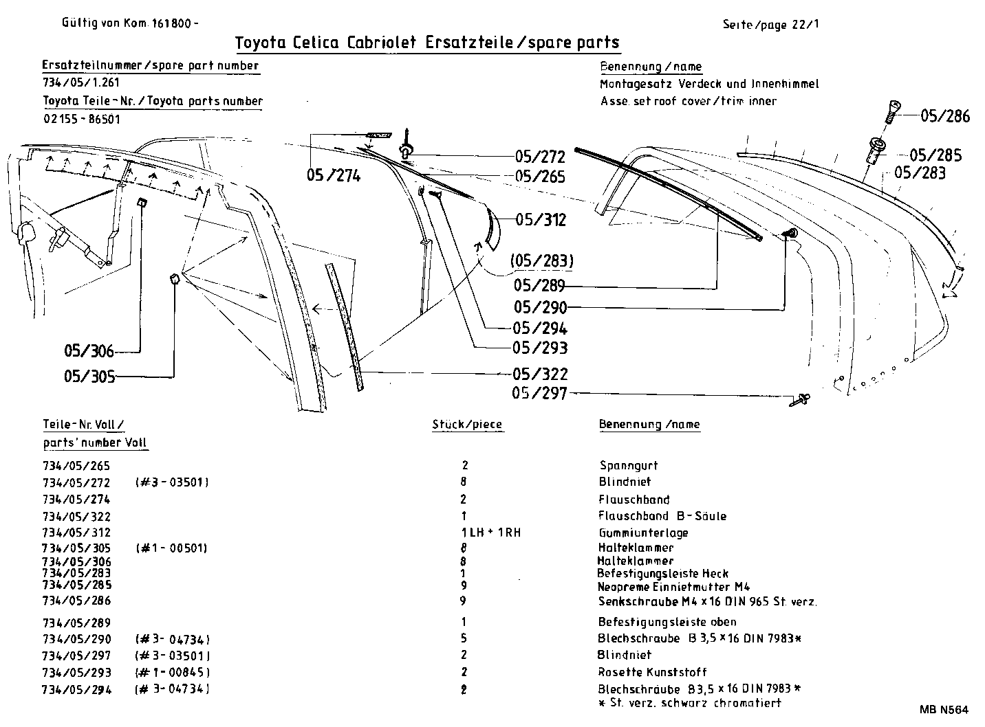  CELICA |  CELICA CONVERTIBLE PARTS
