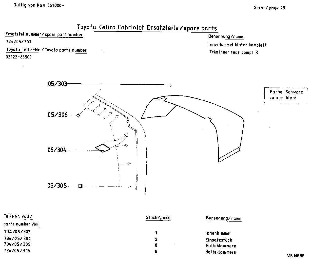  CELICA |  CELICA CONVERTIBLE PARTS