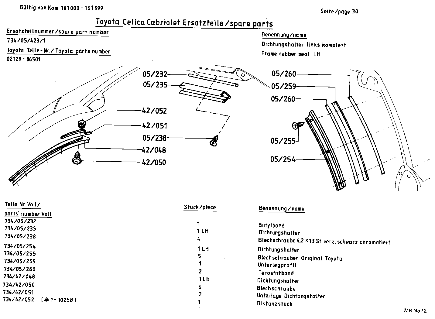  CELICA |  CELICA CONVERTIBLE PARTS