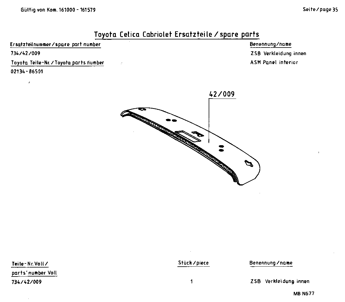  CELICA |  CELICA CONVERTIBLE PARTS
