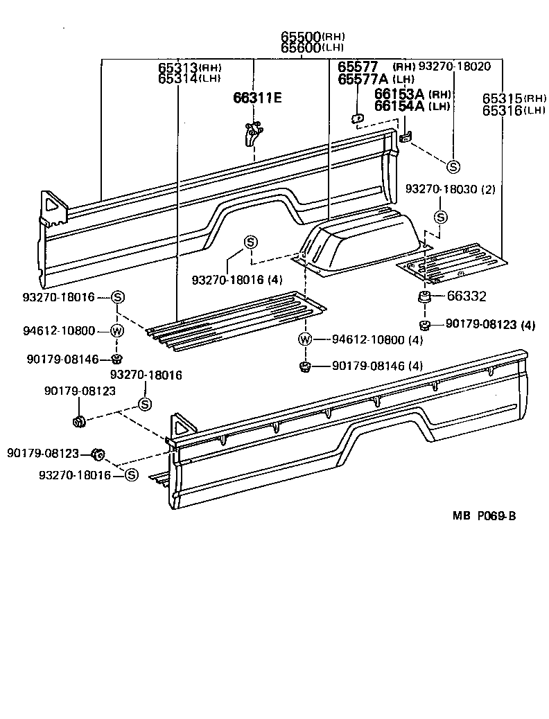  DYNA100 |  REAR BODY SIDE PANEL