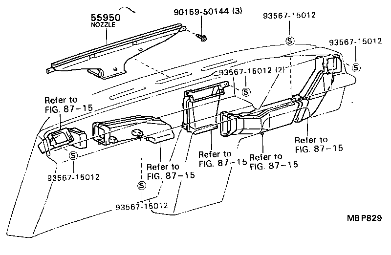  MODEL F |  FRONT VENTILATOR