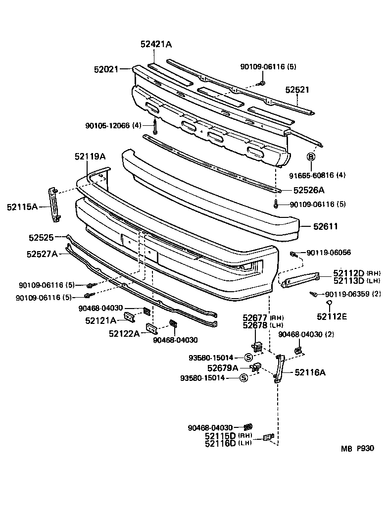  VAN |  FRONT BUMPER BUMPER STAY