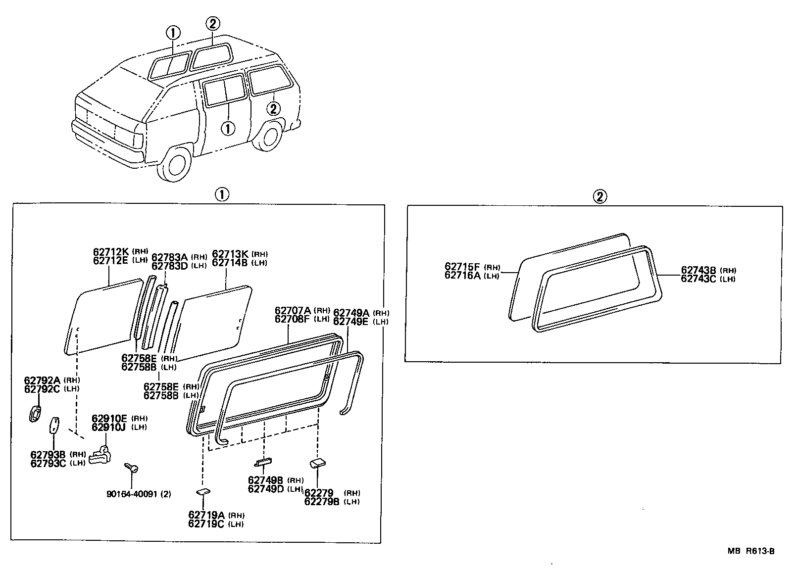  LITEACE VAN WAGON |  SIDE WINDOW