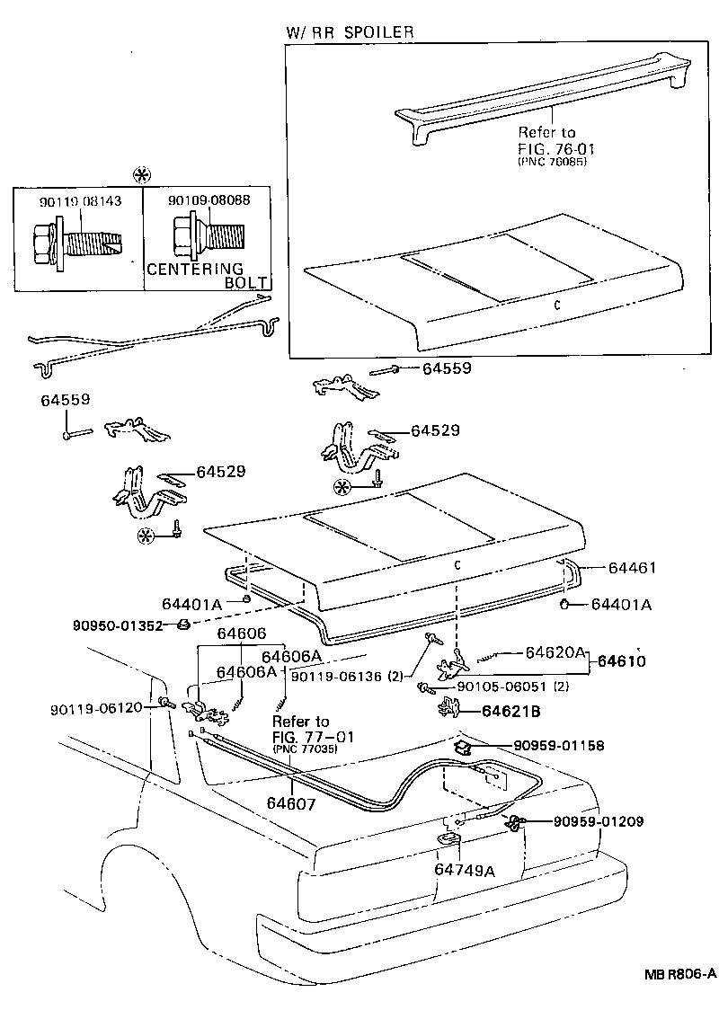  CRESSIDA WAGON |  LUGGAGE COMPARTMENT DOOR LOCK