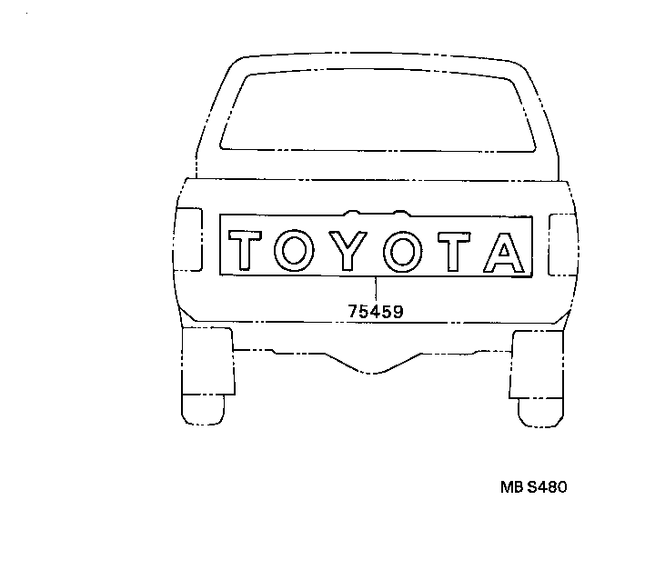  4 RUNNER TRUCK |  BODY STRIPE