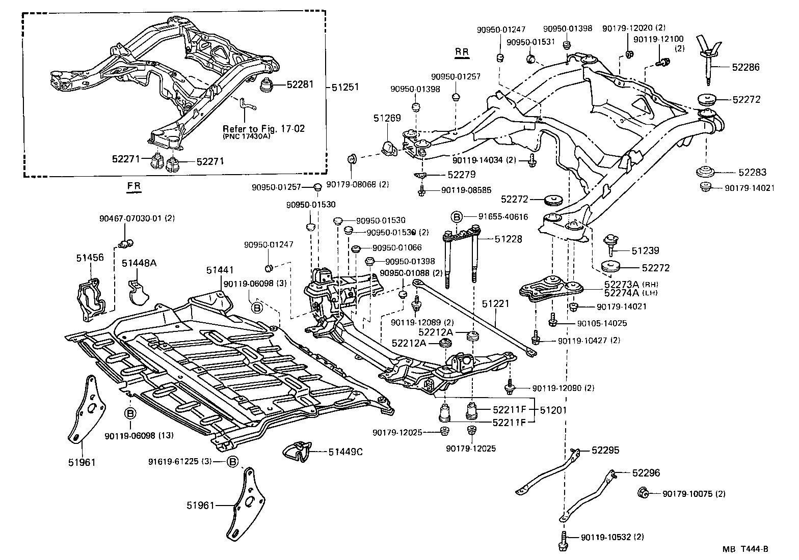  SUPRA |  SUSPENSION CROSSMEMBER UNDER COVER
