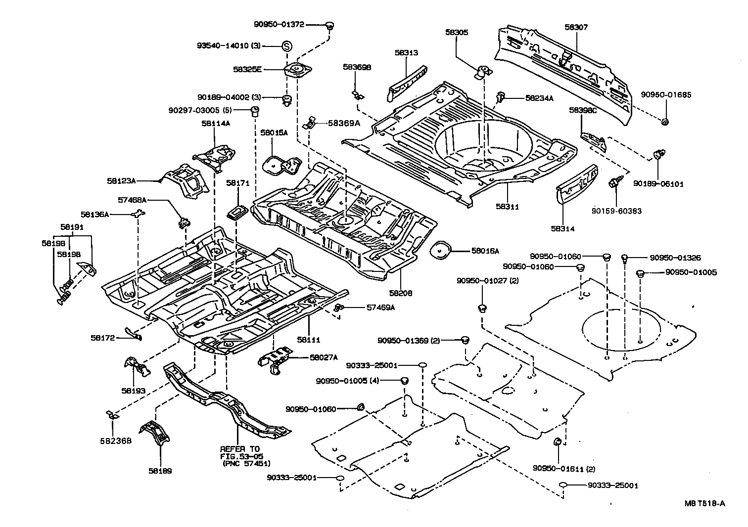  CARINA 2 |  FLOOR PAN LOWER BACK PANEL