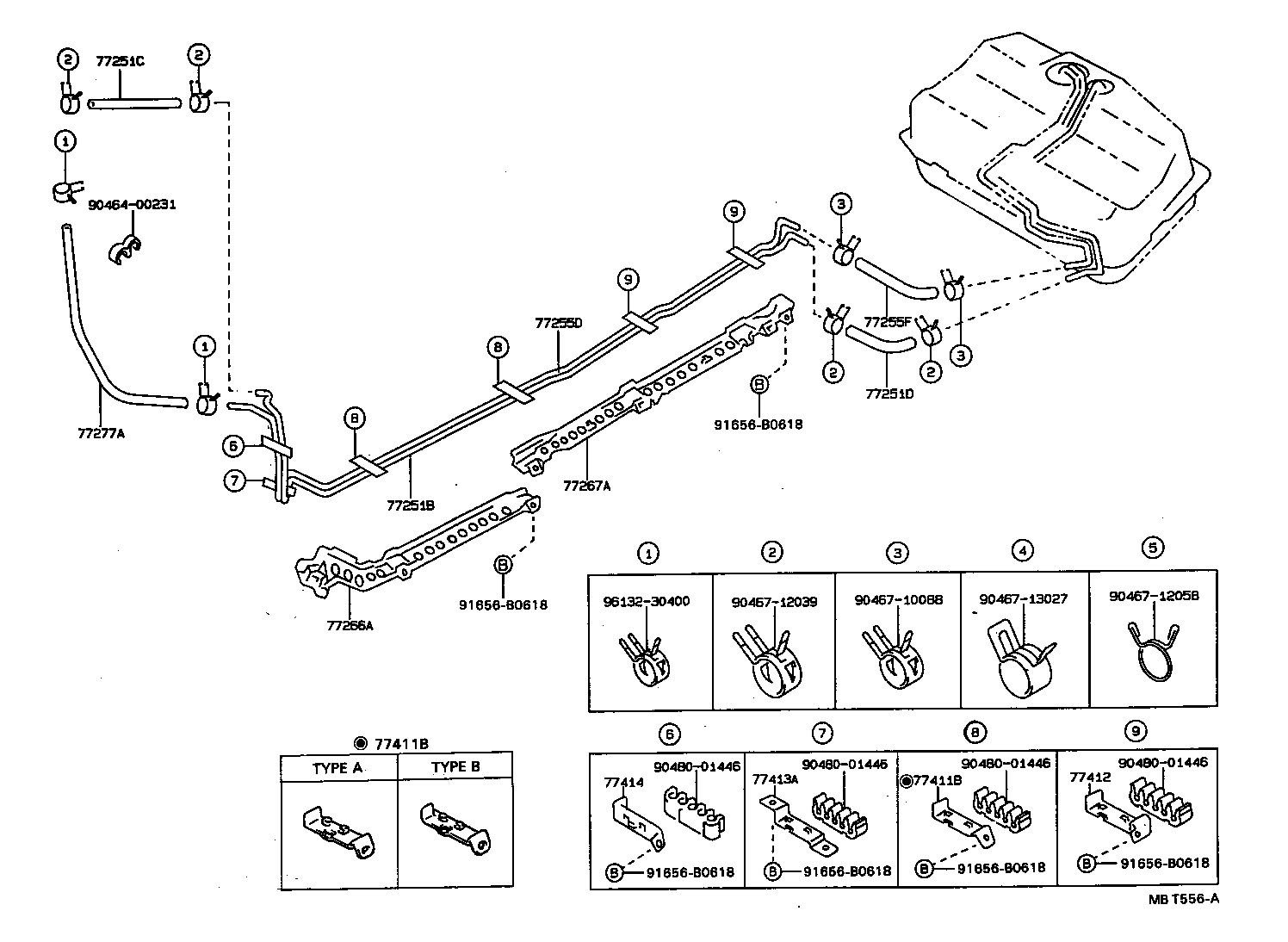  CARINA 2 |  FUEL TANK TUBE