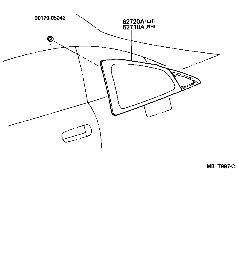  MR2 |  QUARTER WINDOW