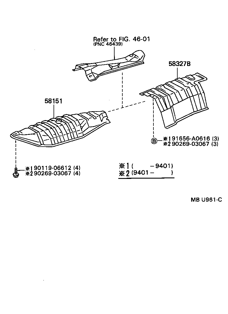  TERCEL |  FLOOR INSULATOR