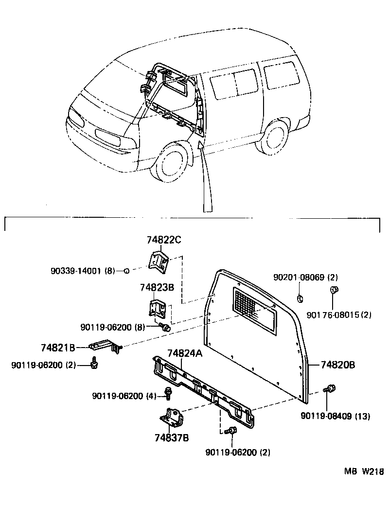  LITEACE VAN WAGON |  SEPARATOR SEPARATOR CURTAIN