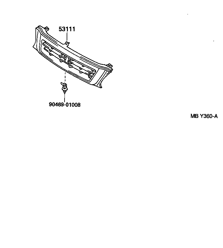  TERCEL |  RADIATOR GRILLE