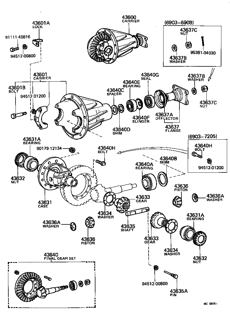  LAND CRUISER 40 50 |  FRONT AXLE HOUSING DIFFERENTIAL