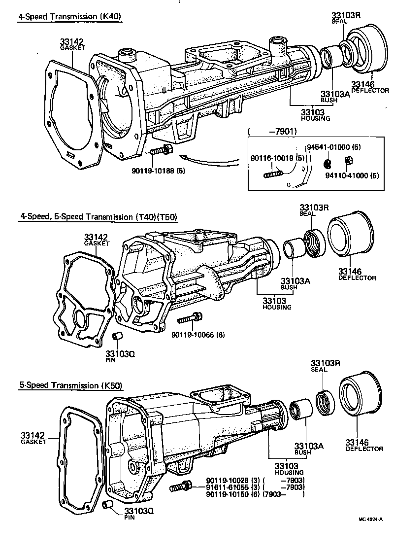  COROLLA TRUENO |  EXTENSION HOUSING MTM