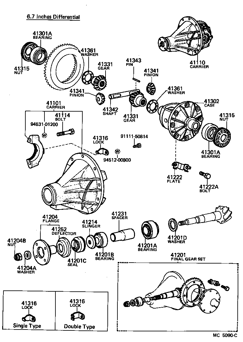  CELICA |  REAR AXLE HOUSING DIFFERENTIAL