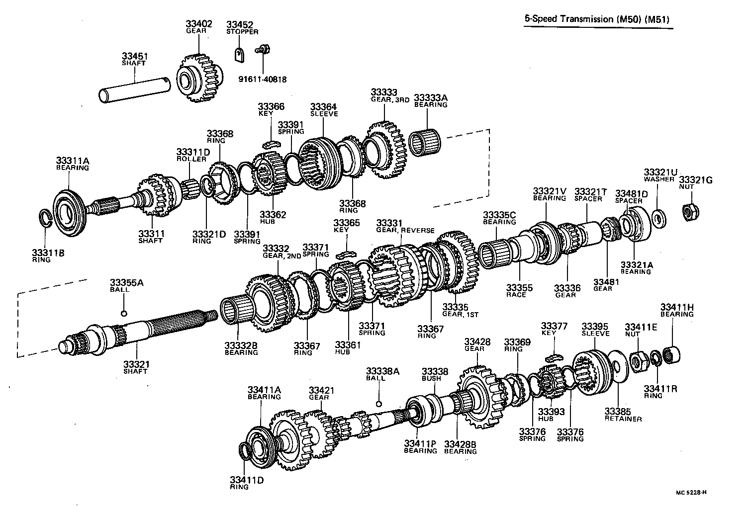  DYNA |  TRANSMISSION GEAR MTM