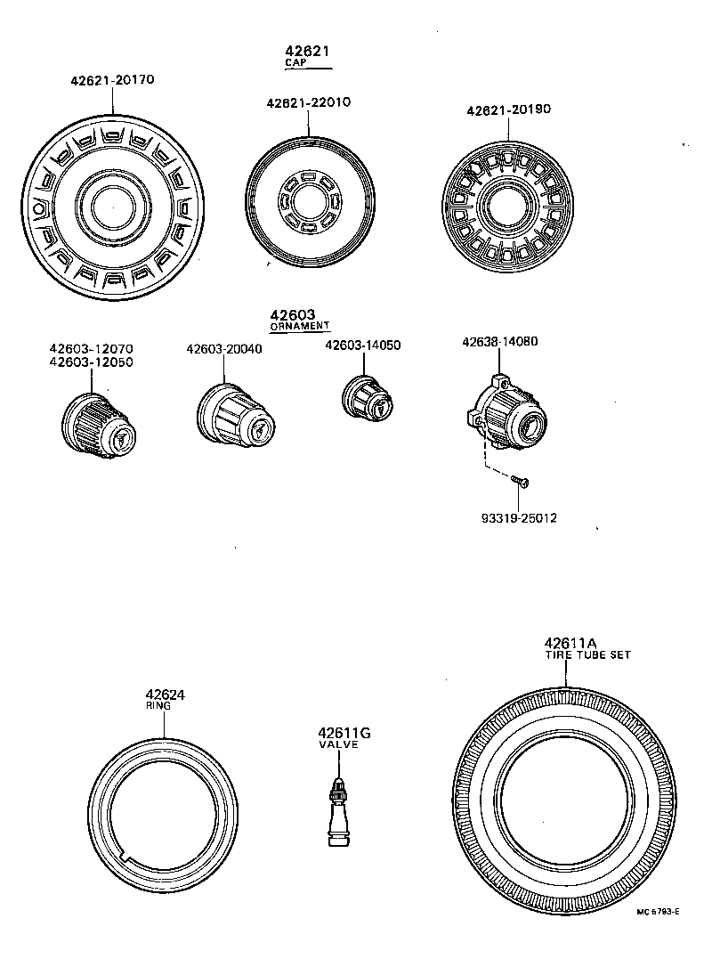  CORONA |  DISC WHEEL WHEEL CAP