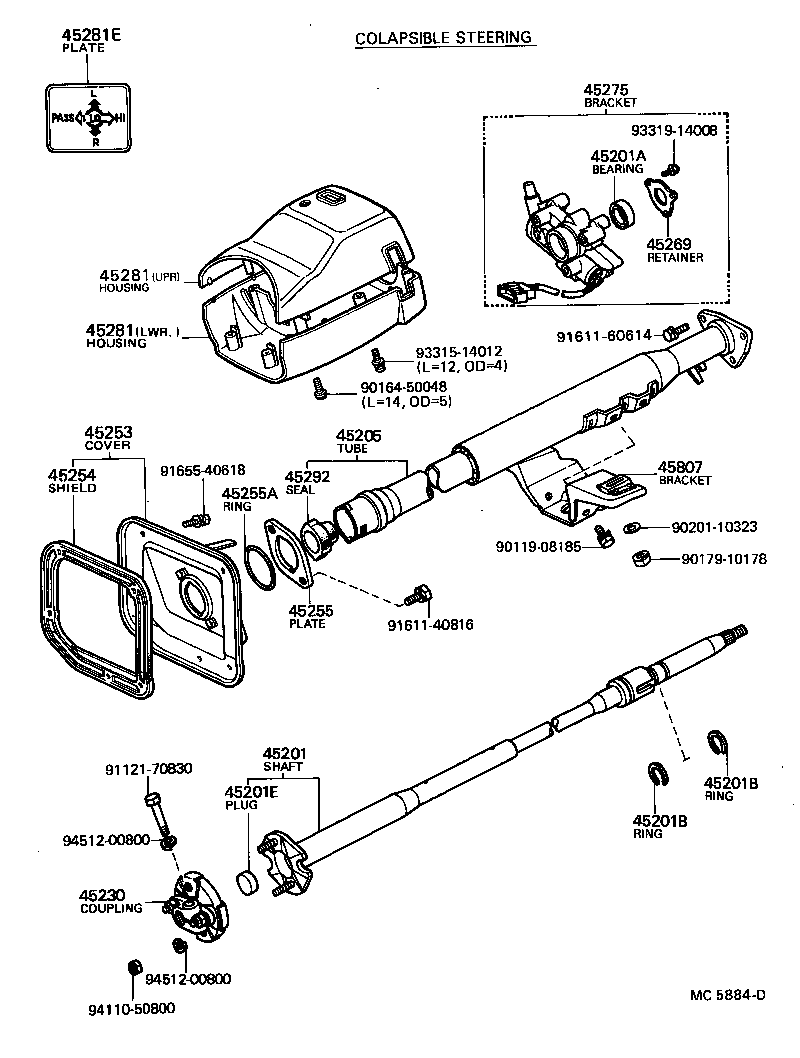  CORONA |  STEERING COLUMN SHAFT