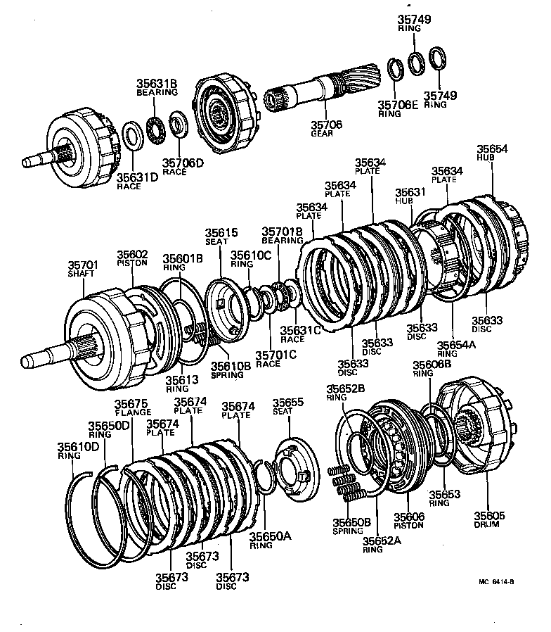  CRESSIDA |  BRAKE BAND MULTIPLE DISC CLUTCH ATM