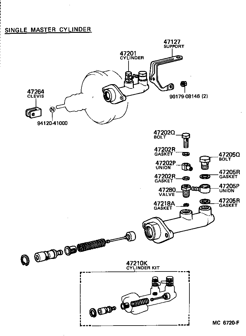  LITEACE |  BRAKE MASTER CYLINDER