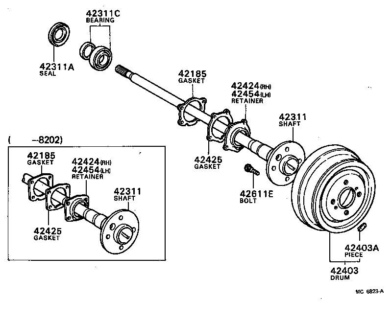  LITEACE |  REAR AXLE SHAFT HUB