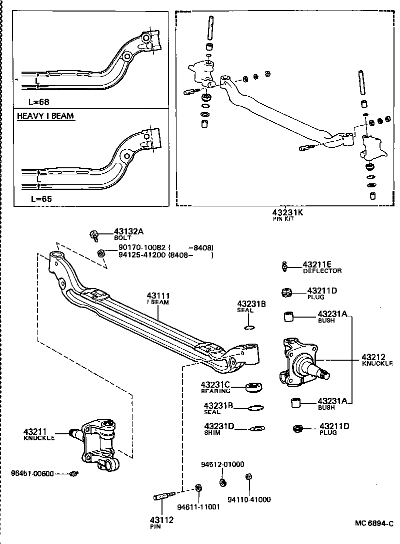  DYNA |  FRONT AXLE ARM STEERING KNUCKLE