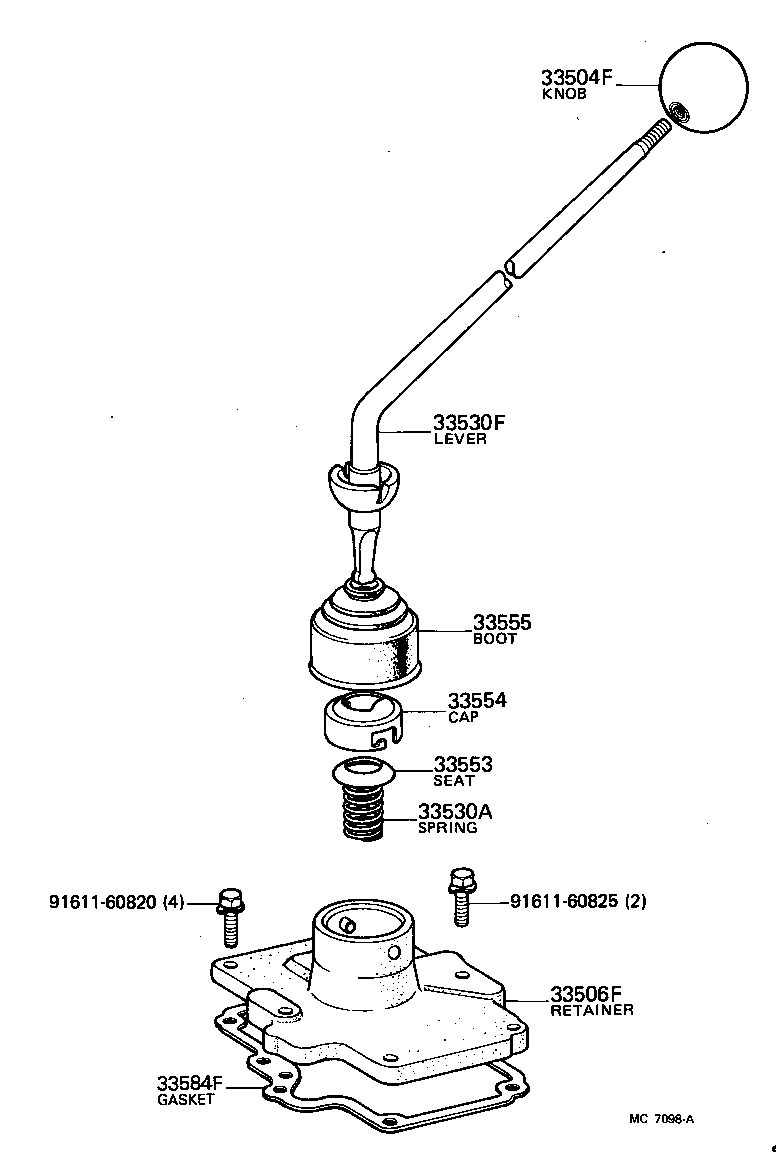  LAND CRUISER 40 |  SHIFT LEVER RETAINER