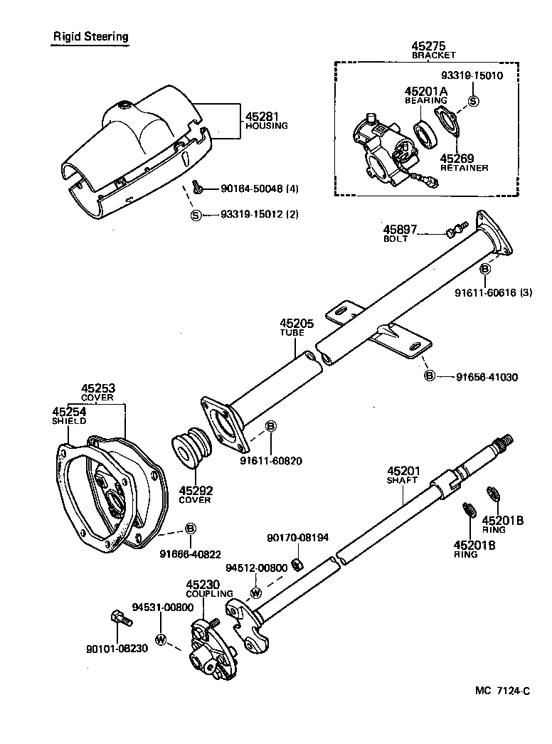  LAND CRUISER 40 |  STEERING COLUMN SHAFT