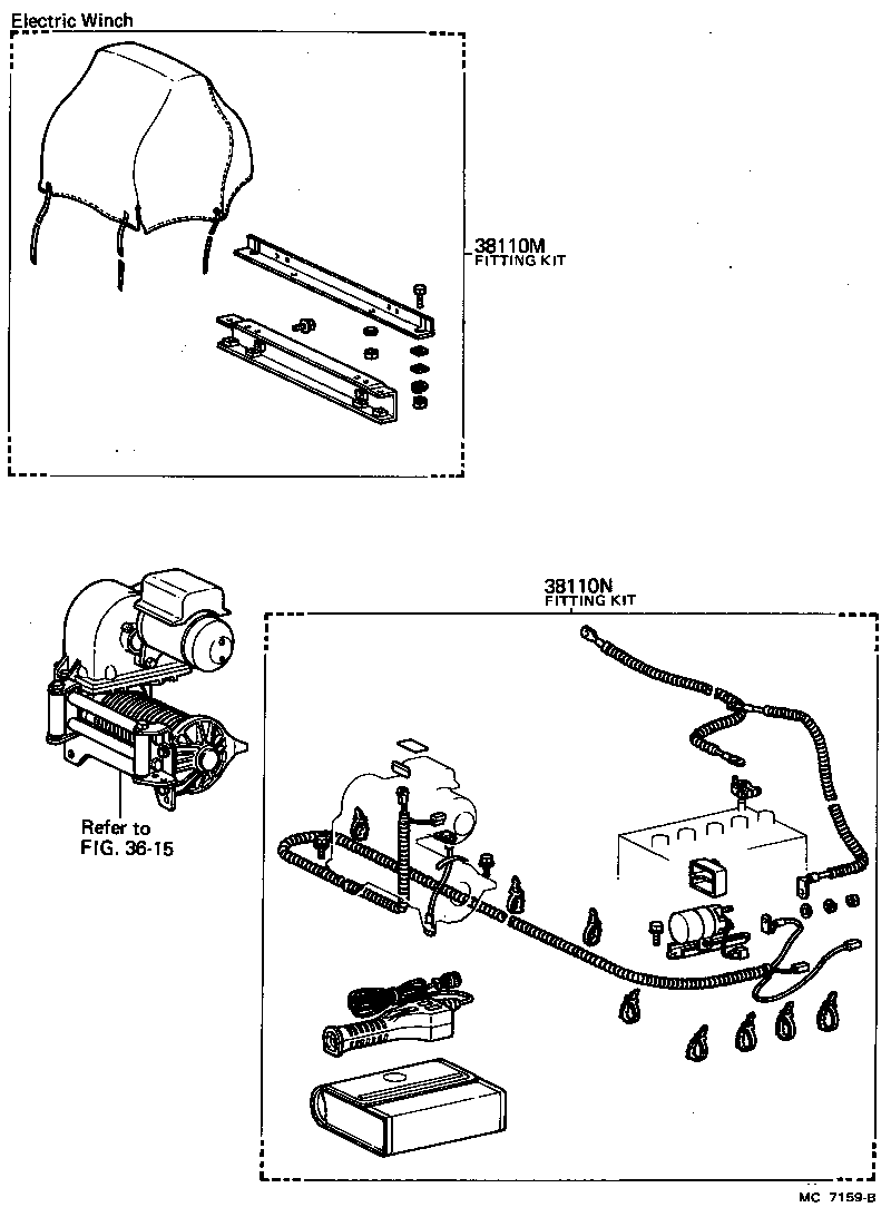  LAND CRUISER 40 |  WINCH KIT