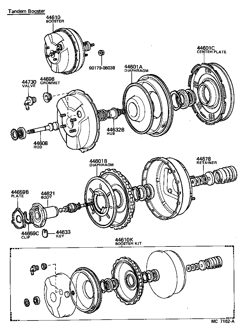  LAND CRUISER 40 |  BRAKE BOOSTER VACUUM TUBE