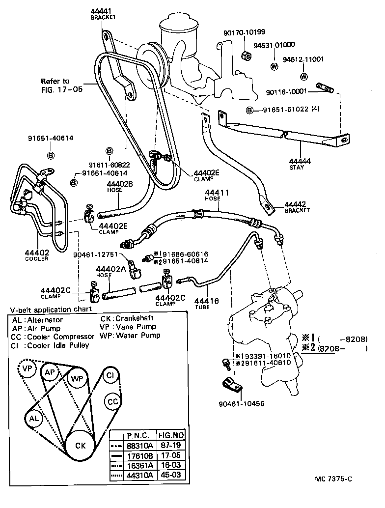  CRESSIDA |  POWER STEERING TUBE