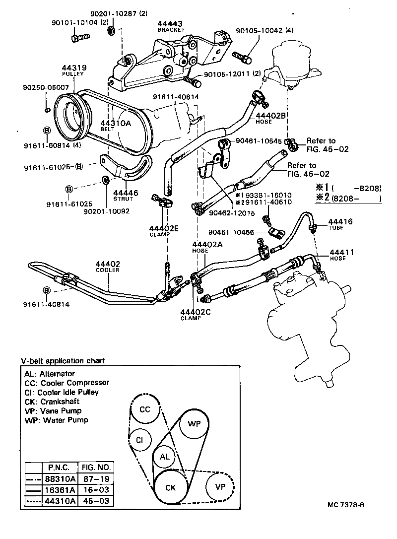  CRESSIDA |  POWER STEERING TUBE